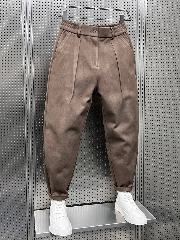 Elegant mottled trousers