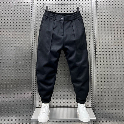 Elegant mottled trousers