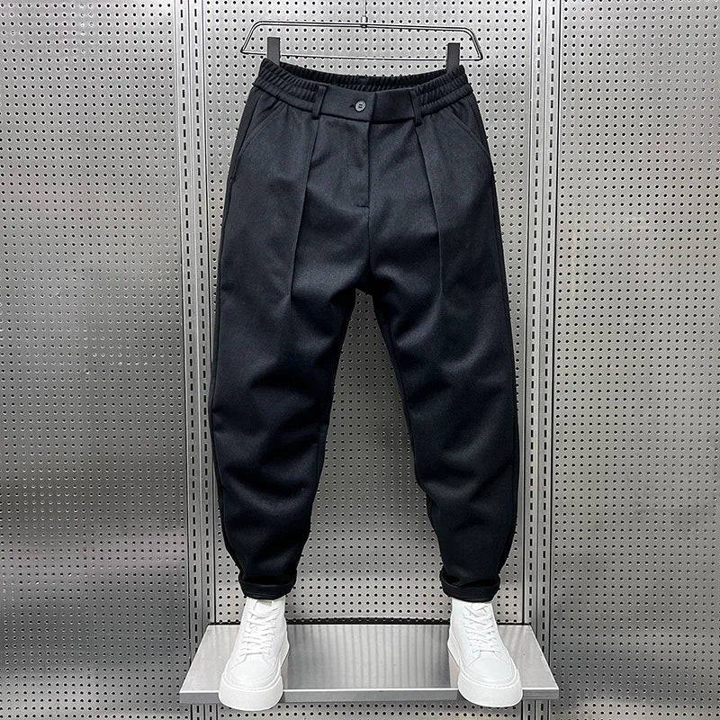 Elegant mottled trousers