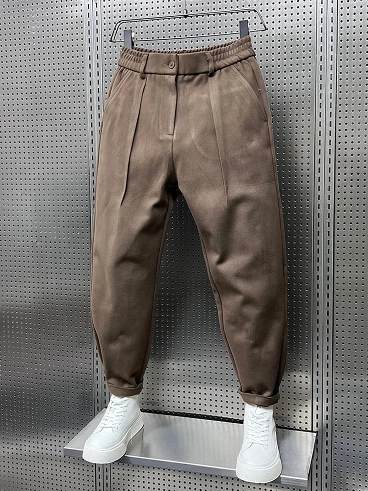 Elegant mottled trousers